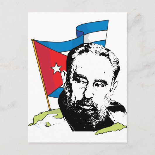 Carte Postale Fidel Castro (Devant)