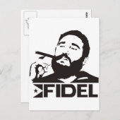 Carte Postale Fidel Castro (Devant / Derrière)