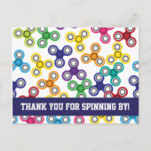 Carte Postale Fidget Spinner Anniversday Merci (Devant)