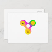 Carte Postale Fidget Spinner Emoji est un cadeau amusant (Devant / Derrière)
