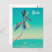 Carte Postale Fidji îles vintages cocotiers (Devant / Derrière)