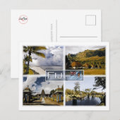 Carte Postale Fidji - Mosaïque - (Devant / Derrière)