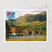 Carte Postale Fidji - Navala Village - (Devant)