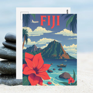 Carte Postale Fidji Tropical Island Travel