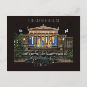 Carte Postale Field Museum Chicago Randsom Art
