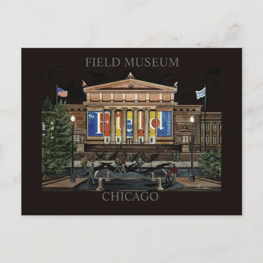 Carte Postale Field Museum Chicago Randsom Art (Devant)