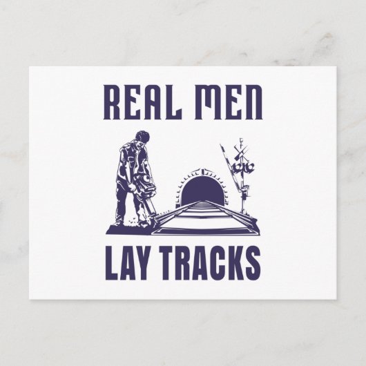 Carte Postale Fier bâtisseur de piste (Devant)