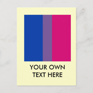 Carte Postale Fier bisexuel