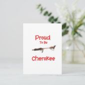 Carte Postale Fier D'Être Cherokee (Debout devant)