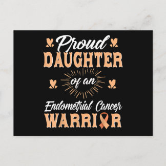 Carte Postale Fier Fille Endométrique Utérine Cancer Guerrier