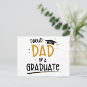 Carte Postale Fier papa d'un diplômé (Debout devant)