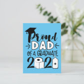 Carte Postale Fier papa d'un diplômé - 2021 (Debout devant)