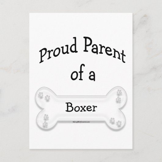 Carte Postale Fier parent de la boîte (Devant)