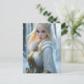 Carte Postale Fier partisan des jours de neige (Debout devant)