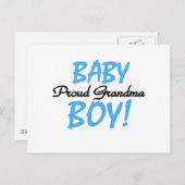 Carte Postale Fier T-shirts et cadeaux pour bébé grand-mère (Devant / Derrière)