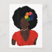 Carte Postale Fière Brown dame (Devant)