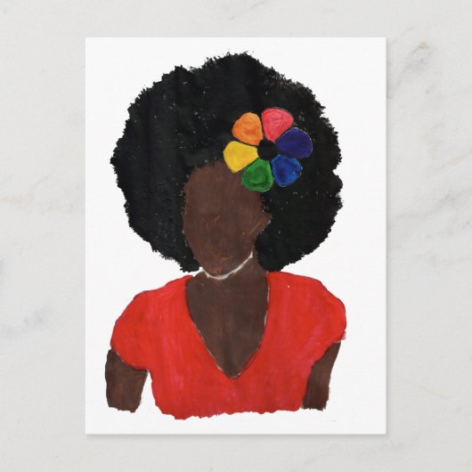 Carte Postale Fière Brown dame (Devant)