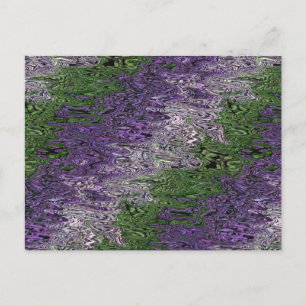 Carte Postale Fière de la funky trippy genderqueer grunge