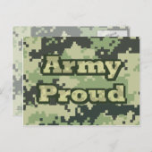 Carte Postale Fière de l'armée (Devant / Derrière)