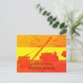 Carte Postale Fière d'être ingénieur d'exploitation couleurs sud (Debout devant)