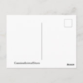 Carte postale fière du coq américain (Dos)