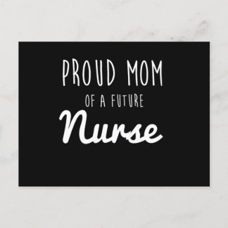 Carte Postale Fière Maman D'Une Future Infirmière