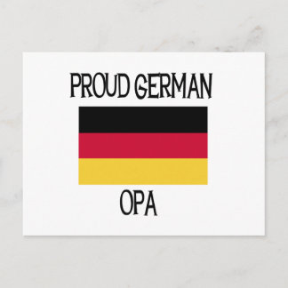 Carte Postale Fière Opa allemande