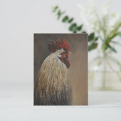 Carte postale Fière Rooster Bird Art (Debout devant)