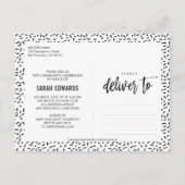 Carte postale Fièrement brossée (Dos)