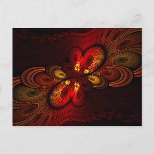 Carte Postale Fieri Abstrait Fractal Art (Devant)