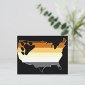 Carte Postale Fierté à l'ours des États-Unis (Debout devant)