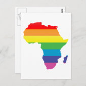 Carte Postale fierté africaine. (Devant / Derrière)