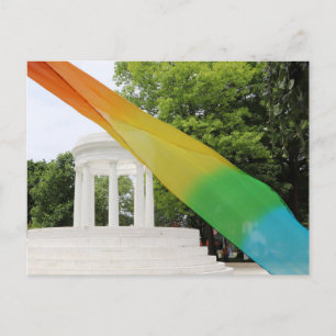 Carte Postale Fierté arc-en-ciel de Marshall Michigan
