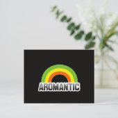 Carte Postale Fierté aromantique (Debout devant)