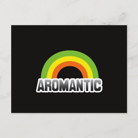 Carte Postale Fierté aromantique (Devant)