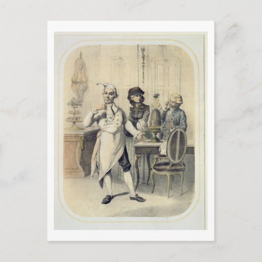 Carte Postale Fierté dans la Cuisine, d'une série d'empreintes d (Devant)