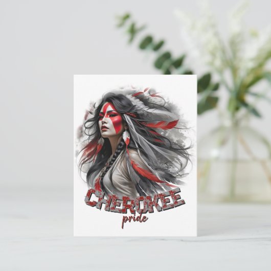 Carte Postale Fierté de Cherokee (Debout devant)