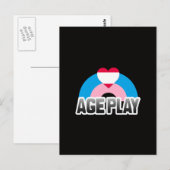 Carte Postale Fierté de jeu d'âge (Devant / Derrière)