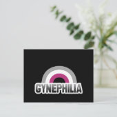 Carte Postale Fierté de la gynéphilie (Debout devant)