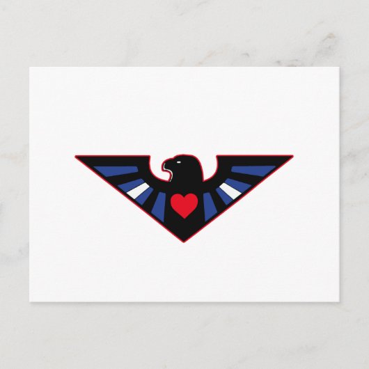 Carte Postale Fierté de l'aigle en cuir (Devant)