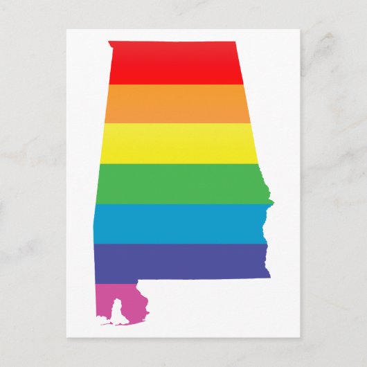 Carte Postale fierté de l'alabama. (Devant)