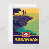 Carte Postale Fierté de l'État | Arkansas (Devant / Derrière)