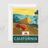 Carte Postale Fierté de l'État | Californie 2 (Devant / Derrière)