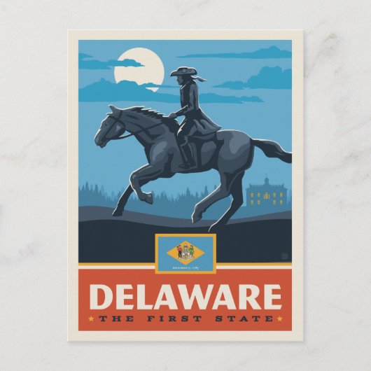 Carte Postale Fierté de l'État | Delaware 2 (Devant)