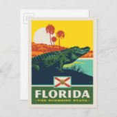 Carte Postale Fierté de l'État | Floride (Devant / Derrière)