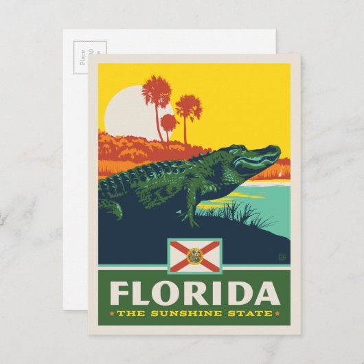 Carte Postale Fierté de l'État | Floride (Devant / Derrière)