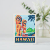 Carte Postale Fierté de l'État | Hawaii (Debout devant)