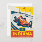 Carte Postale Fierté de l'État | Indiana (Devant / Derrière)