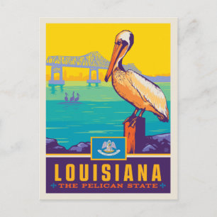 Carte Postale Fierté de l'État   Louisiane