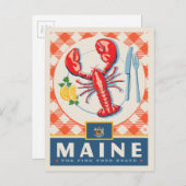 Carte Postale Fierté de l'État | Maine (Devant / Derrière)